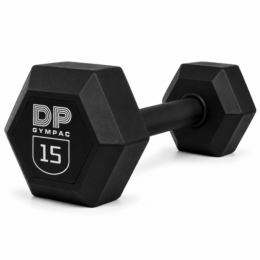DP Gympac Altıgen Dambıl 15 Kg - Hex Dambbell 15 Kg